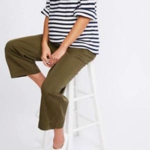 Maternity wide leg capris